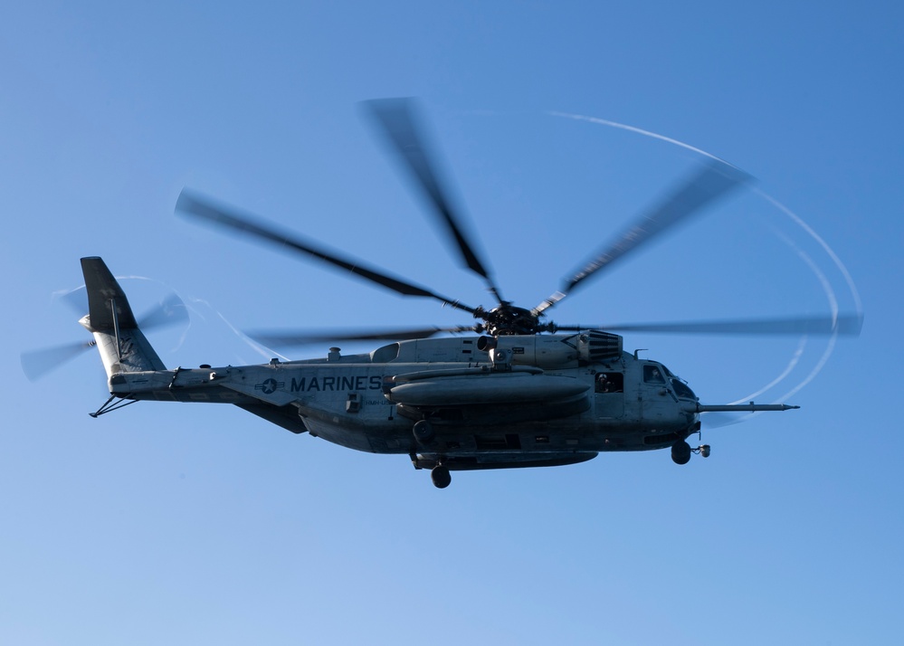 USS Tripoli Flight Operations