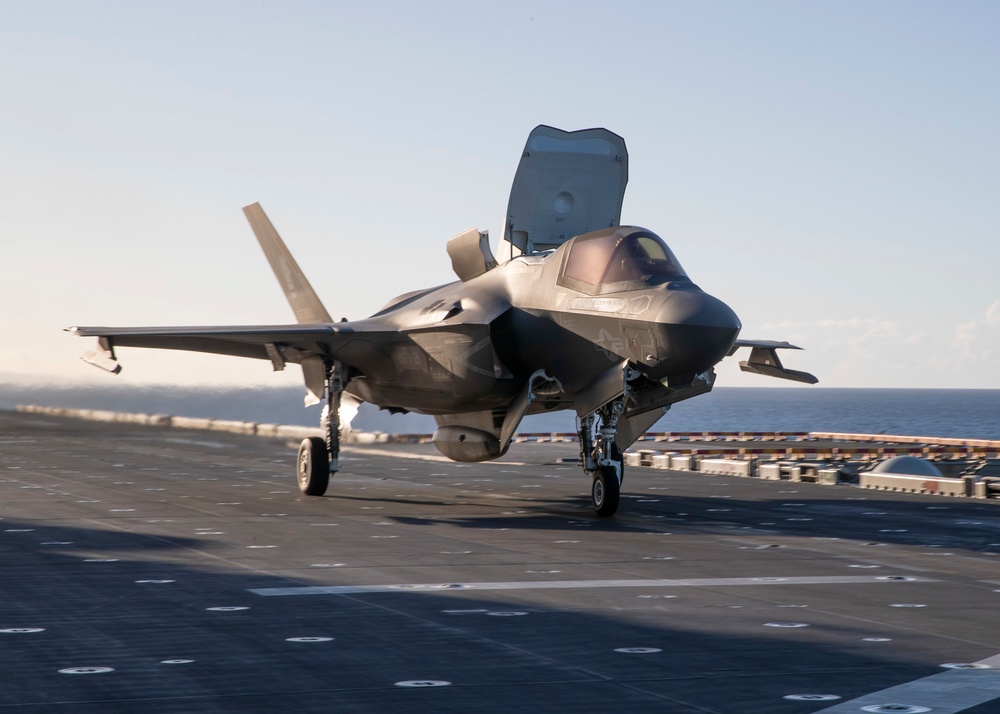 USS Tripoli Flight Operations