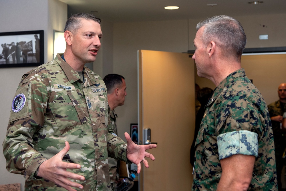 HQMC director of strategy and plans division visits JTF-SD