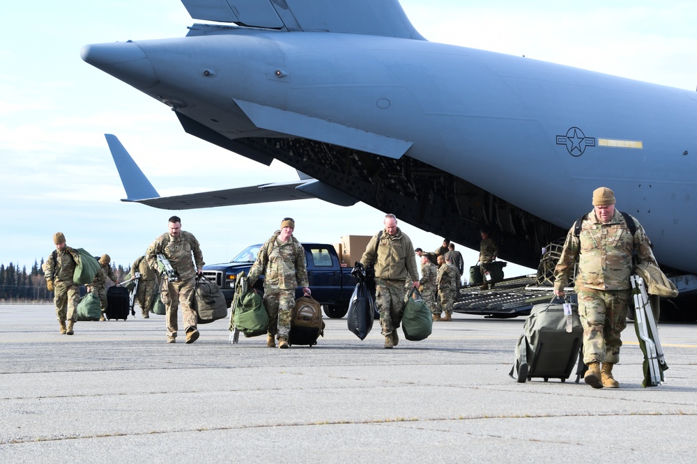 Alaska Air and Army Guardsmen assist Nome community affected by Typhoon Merbok