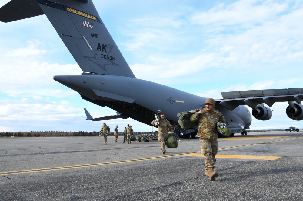 Alaska Air and Army Guardsmen assist Nome community affected by Typhoon Merbok