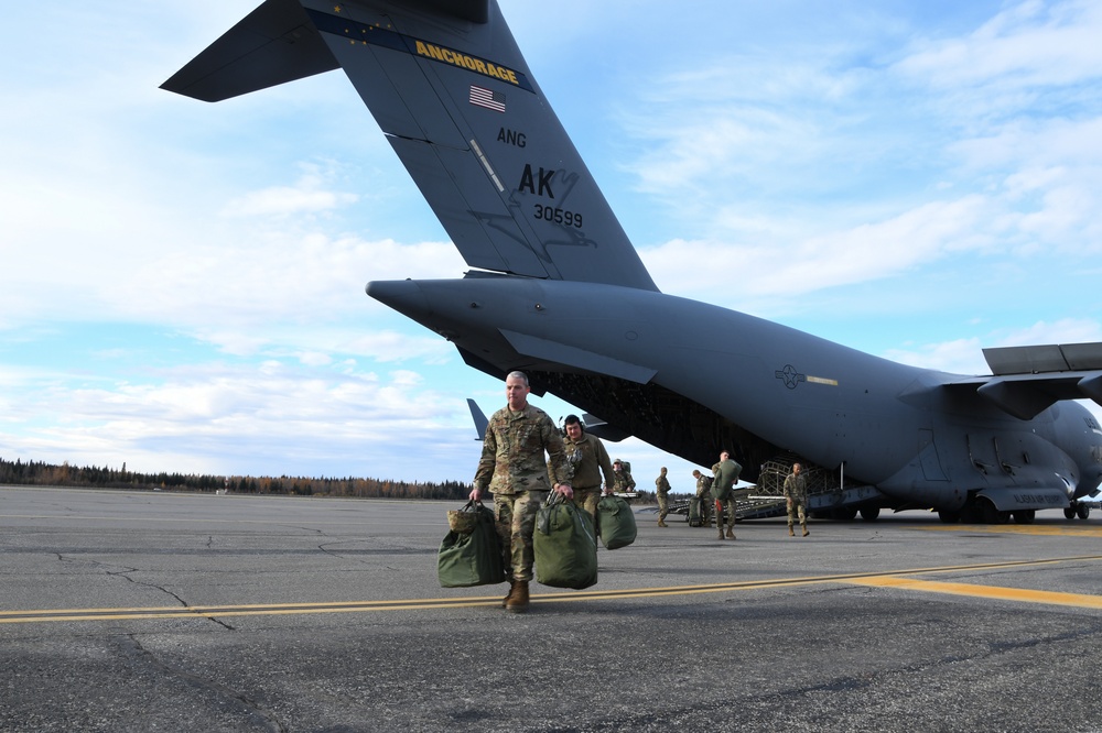 Alaska Air and Army Guardsmen assist Nome community affected by Typhoon Merbok