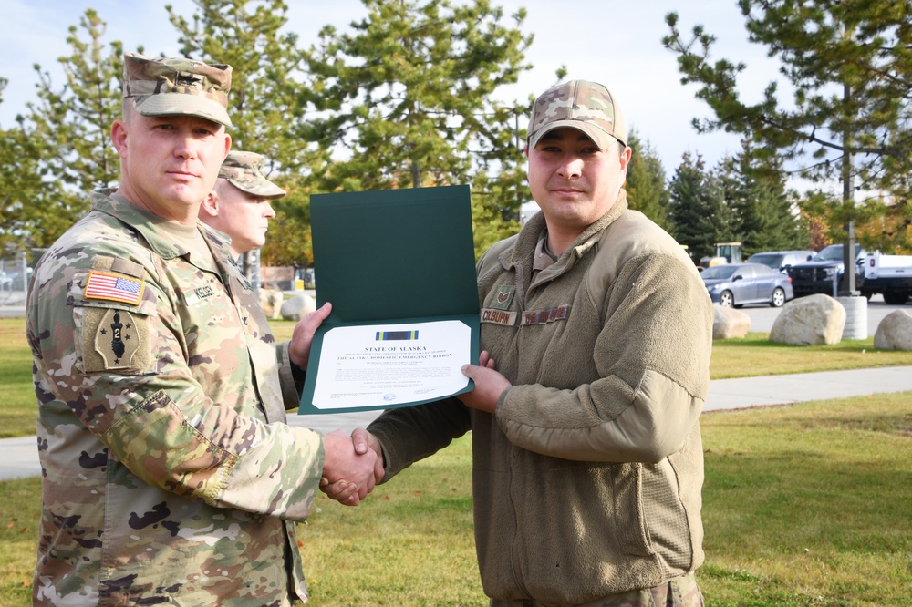 Alaska Air and Army Guardsmen assist Nome community affected by Typhoon Merbok