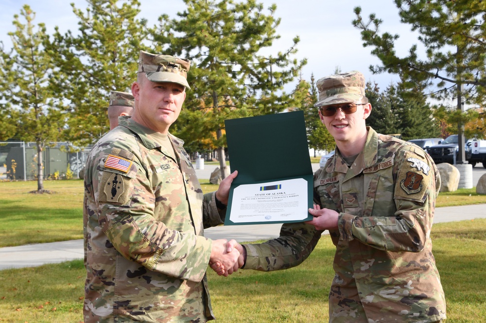 Alaska Air and Army Guardsmen assist Nome community affected by Typhoon Merbok