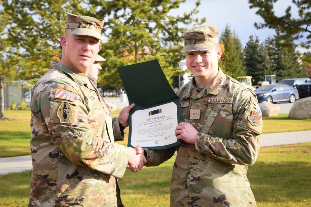 Alaska Air and Army Guardsmen assist Nome community affected by Typhoon Merbok