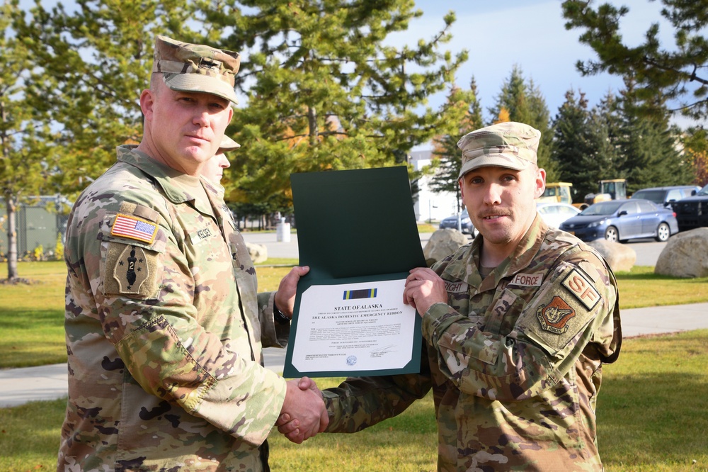 Alaska Air and Army Guardsmen assist Nome community affected by Typhoon Merbok