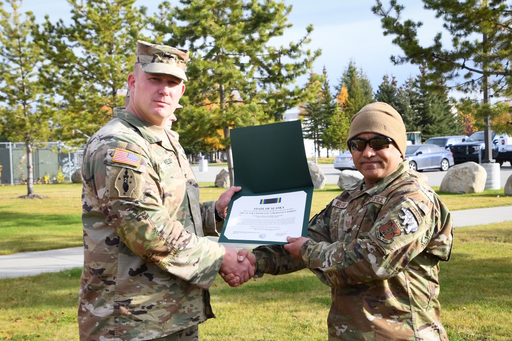 Alaska Air and Army Guardsmen assist Nome community affected by Typhoon Merbok