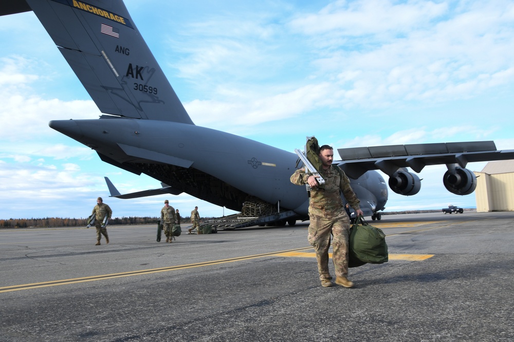 Alaska Air and Army Guardsmen assist Nome community affected by Typhoon Merbok