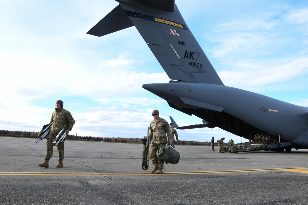 Alaska Air and Army Guardsmen assist Nome community affected by Typhoon Merbok