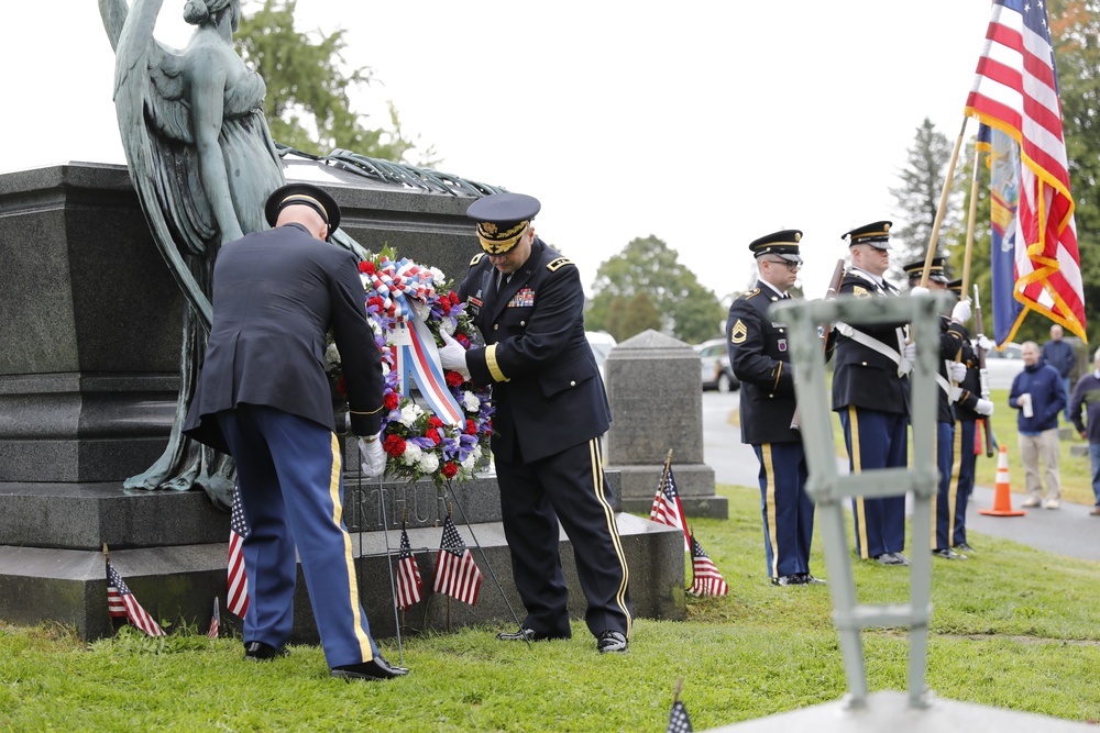 NY National Guard Honors Former President