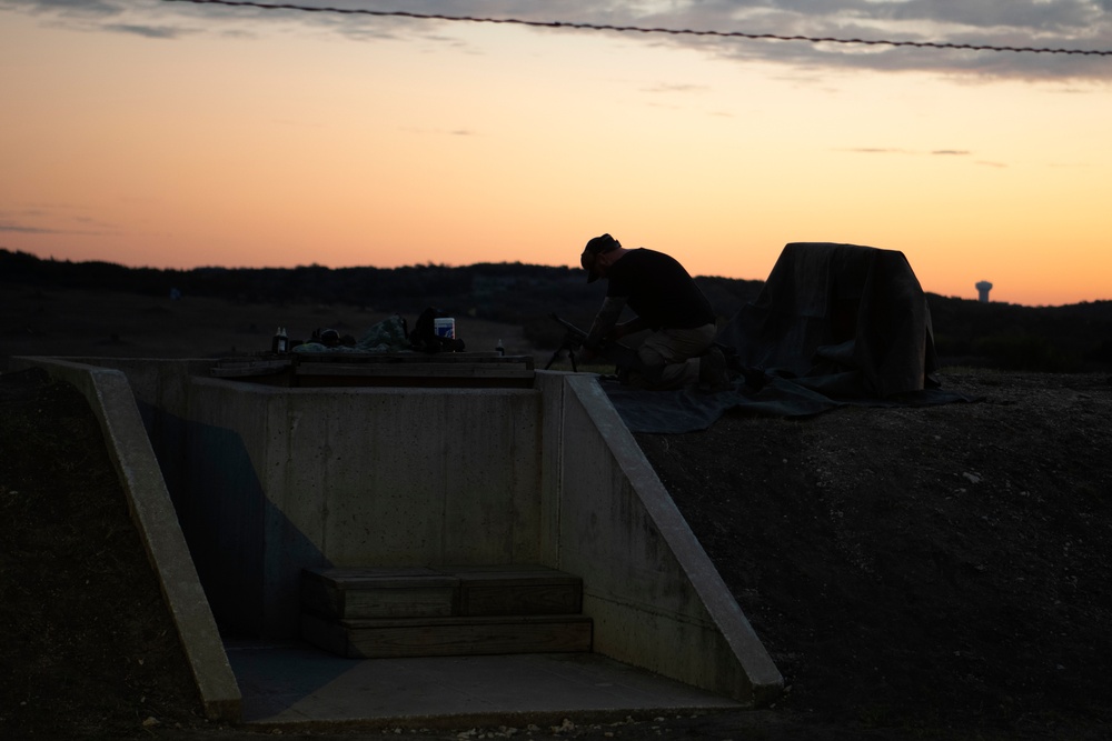 Lightweight machine gun training