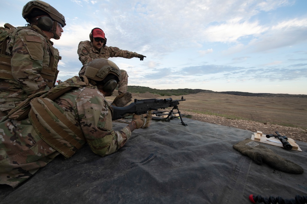 Lightweight machine gun training