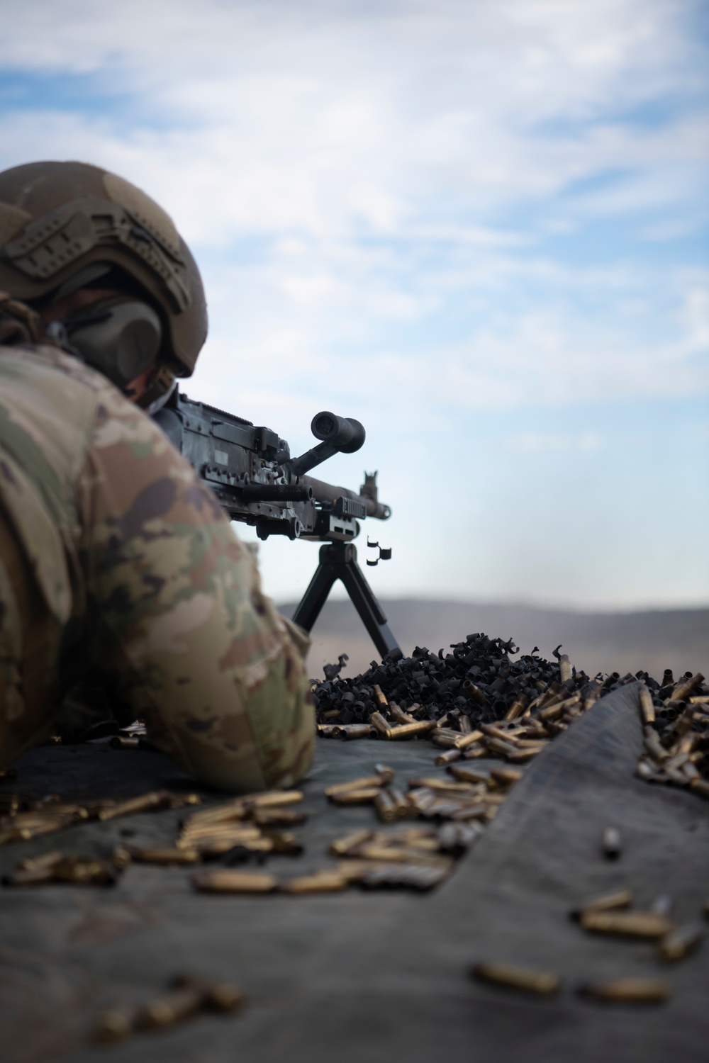 Lightweight machine gun training