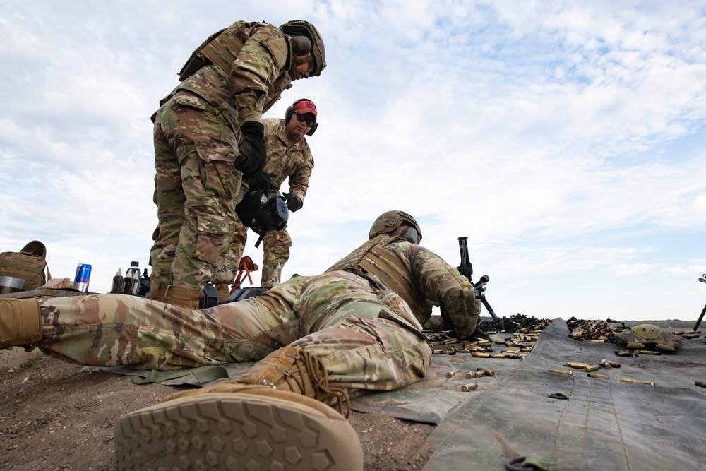 Lightweight machine gun training