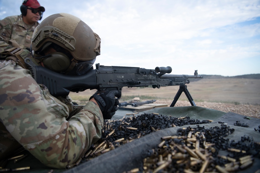 Lightweight machine gun training