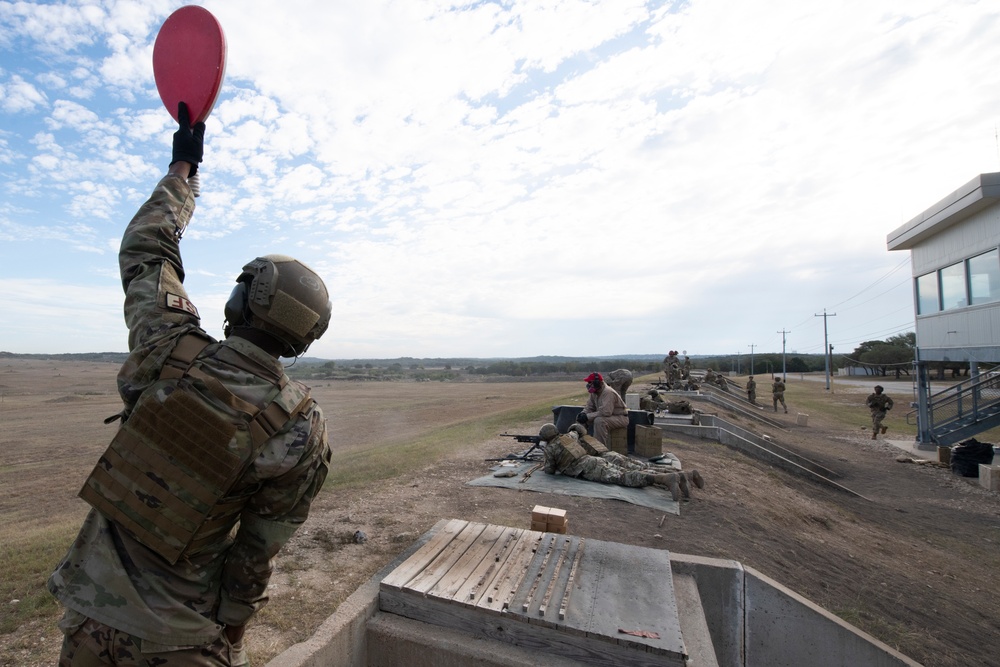 Lightweight machine gun training