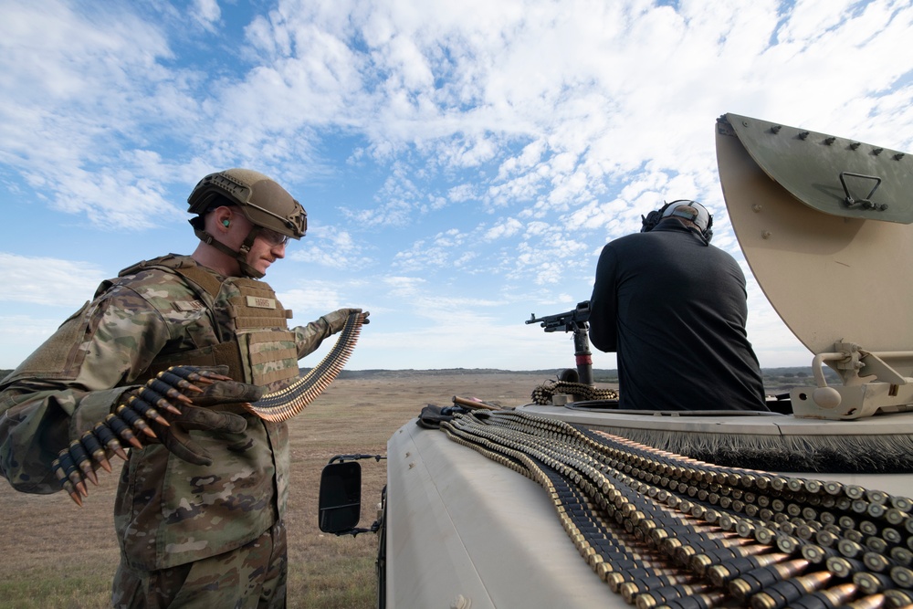 Lightweight machine gun training