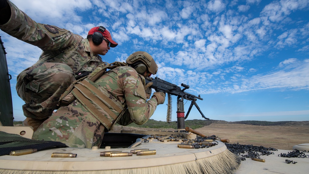 Lightweight machine gun training