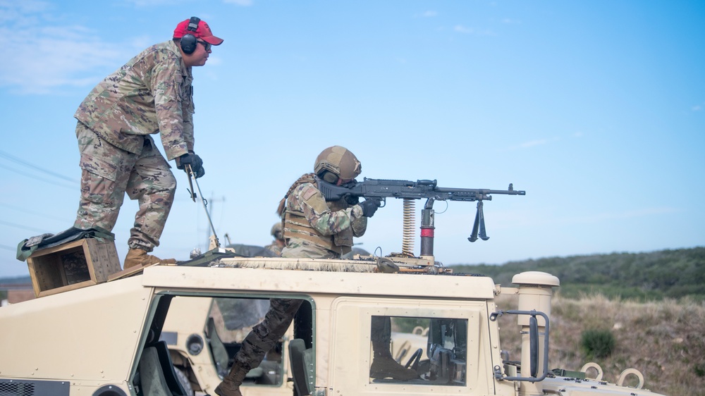 Lightweight machine gun training