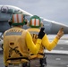 Sailors Prepare to Launch An F/A-18F Super Hornet