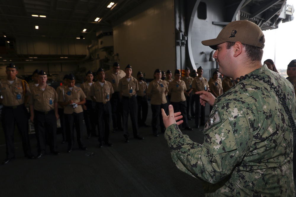 Abraham Lincoln welcomes the Junior Reserve Officer Training Corps (JROTC)