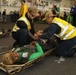 Abraham Lincoln Sailors conduct a mass casualty drill