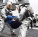 Abraham Lincoln Sailors conduct a mass casualty drill