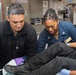 Abraham Lincoln Sailors conduct a mass casualty drill