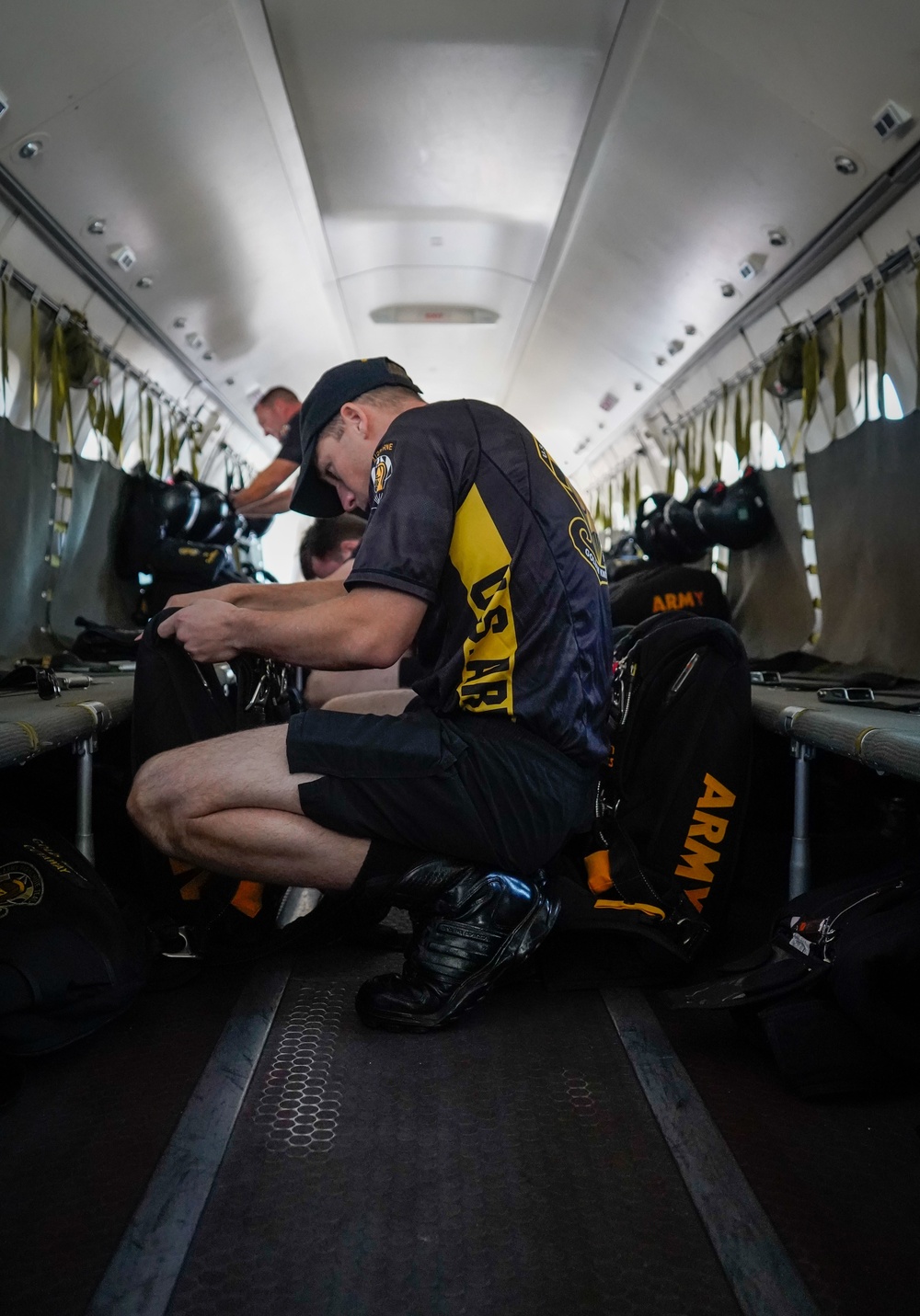 The Golden Knights Jump Into Altus Air Force Base