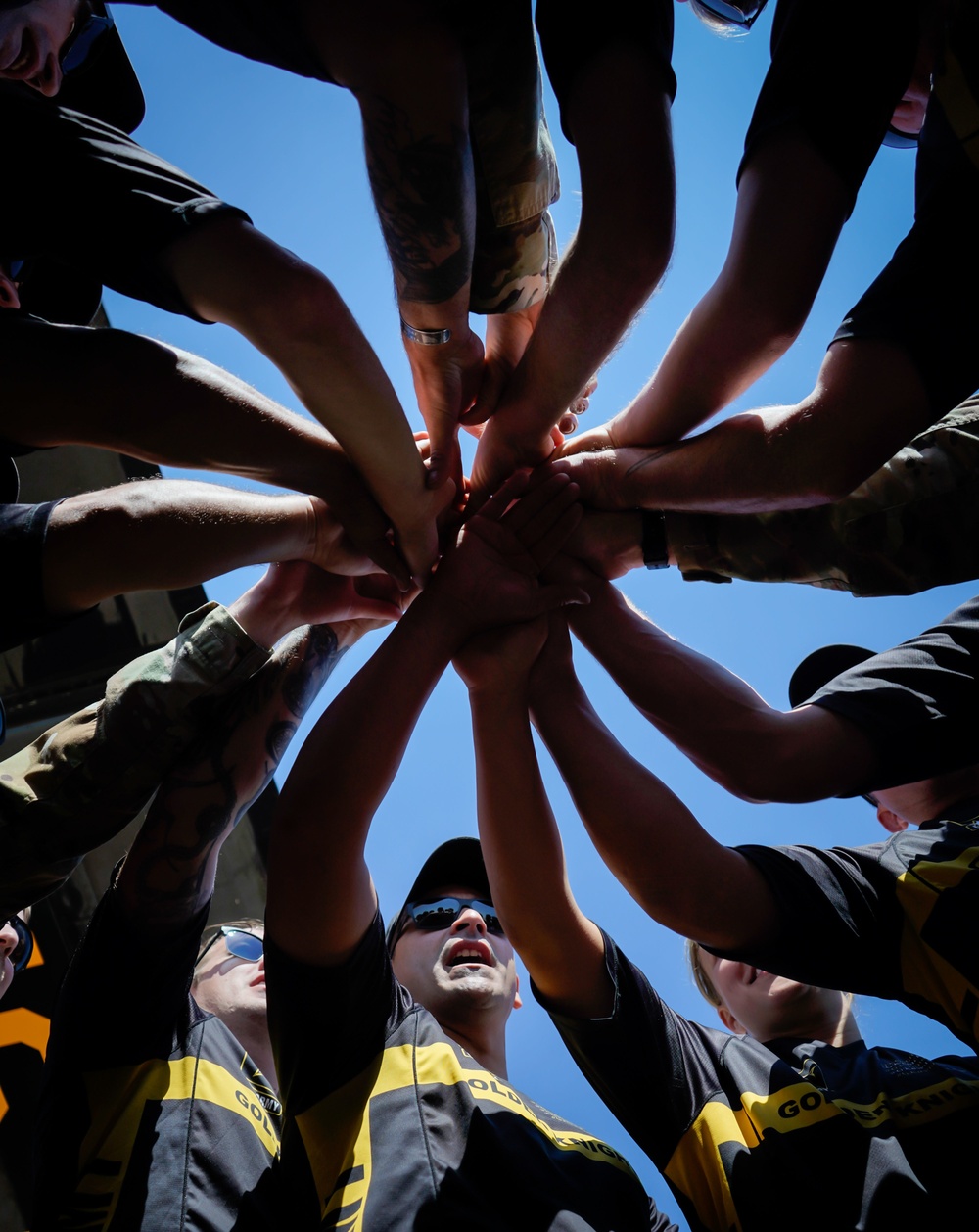 The Golden Knights Jump Into Altus Air Force Base