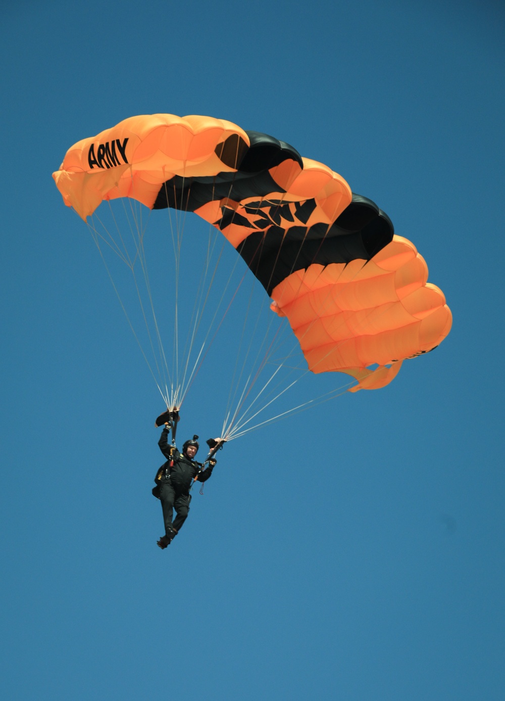 The Golden Knights Jump Into Altus Air Force Base