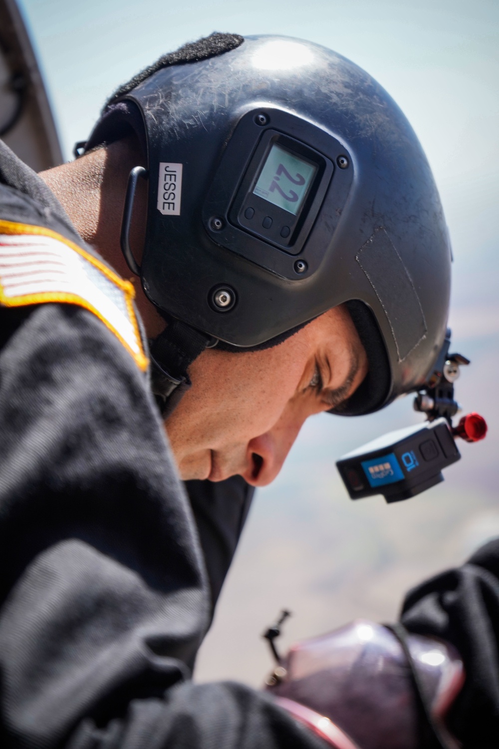 The Golden Knights Jump Into Altus Air Force Base