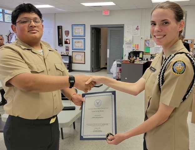 BRHS NJROTC Cadet of the Month