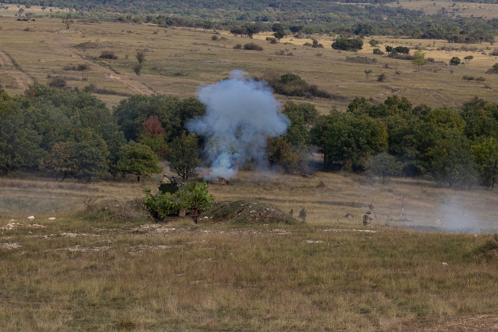 Exercise Brave Warrior 22 concludes with a live-fire demonstration