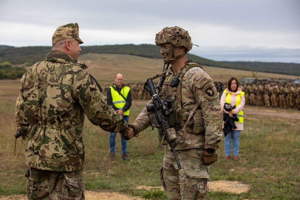 Exercise Brave Warrior 22 concludes with a live-fire demonstration