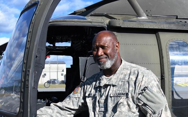 Bilingual Black Hawk instructor pilot achieves 50-year milestone in government service