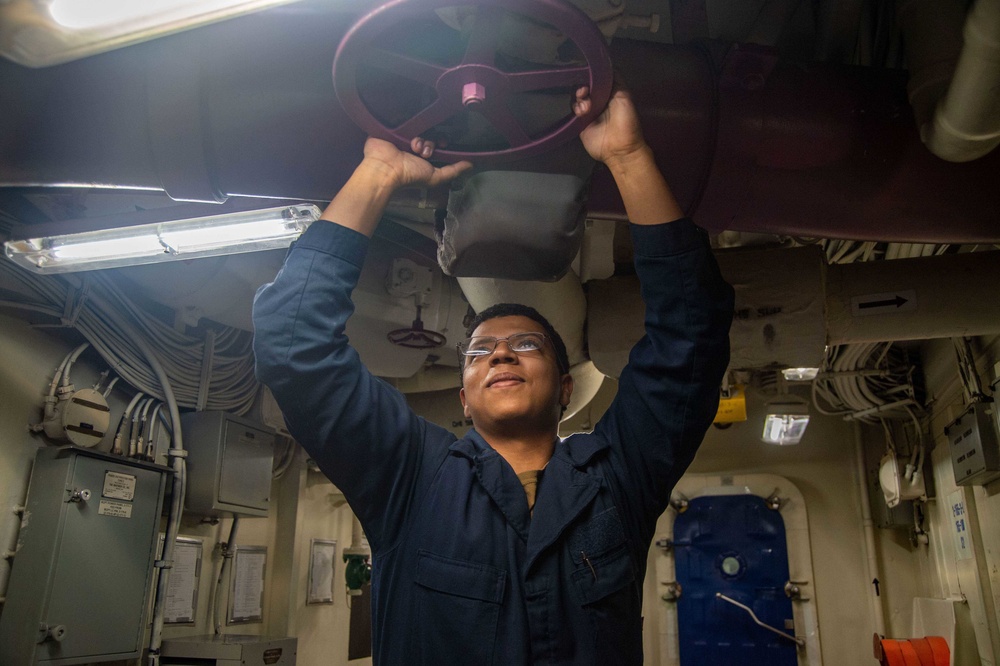 Truman is the flagship of the Harry S. Truman Carrier Strike Group and is currently in port aboard Naval Station Norfolk.