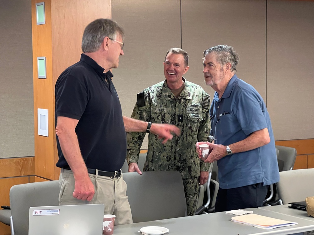 Admiral Piret Visits Woods Hole Oceanographic Institution