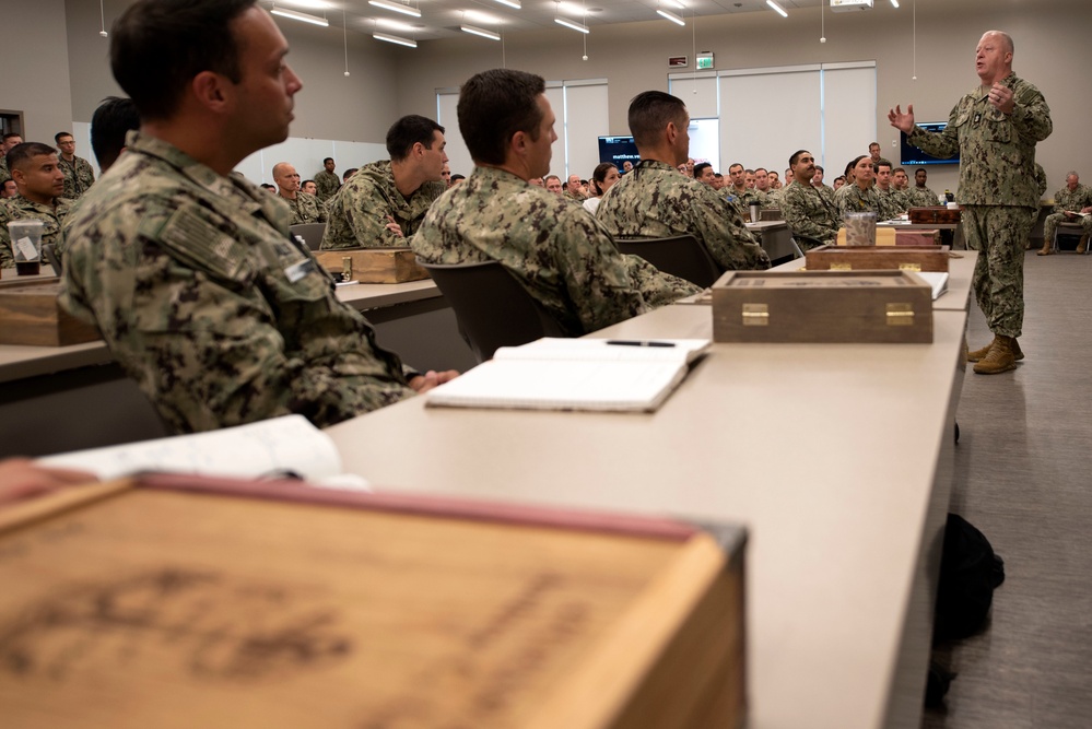 Master Chief Petty Officer of the Navy James Honea Visits San Diego