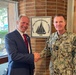 Admiral Piret Visits Woods Hole Oceanographic Institution