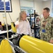 Admiral Piret Visits and Tours Teledyne