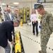 Admiral Piret Visits and Tours Teledyne