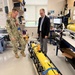 Admiral Piret Visits and Tours Teledyne