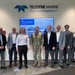 Admiral Piret Visits and Tours Teledyne