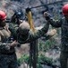 Hanging by a thread: 2/1 Marines participate in gorge crossing training