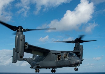USS America (LHA 6) Conducts Flight Operations with Air Force 21st Special Operations Squadron