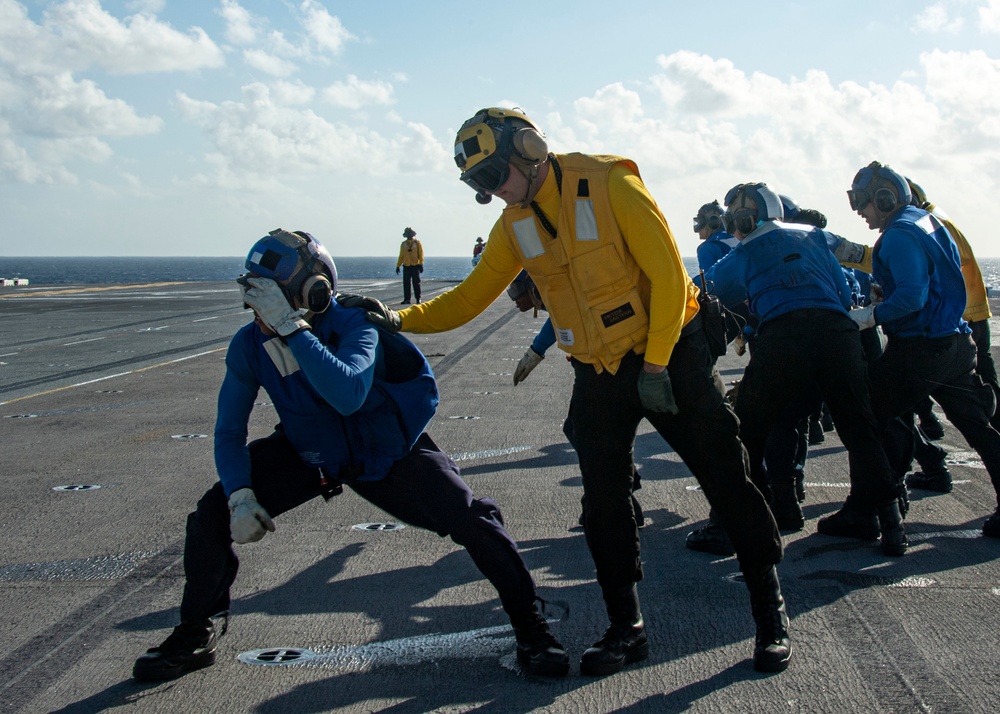 USS America (LHA 6) Conducts Flight Operations with Air Force 21st Special Operations Squadron