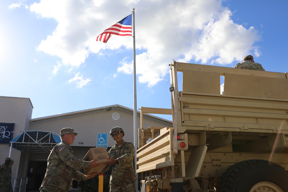 Charlotte County Community Receives aid from Florida National Guard