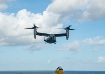 USS America (LHA 6) Conducts Flight Operations with Air Force 21st Special Operations Squadron