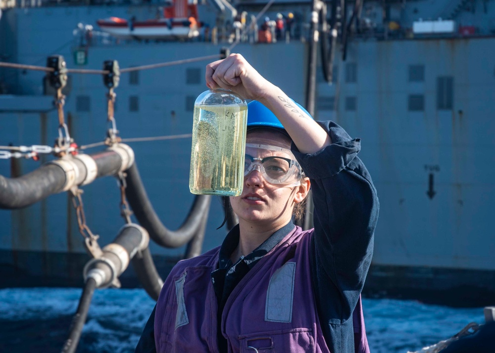 U.S. Sailor Tests A JP5 Sample